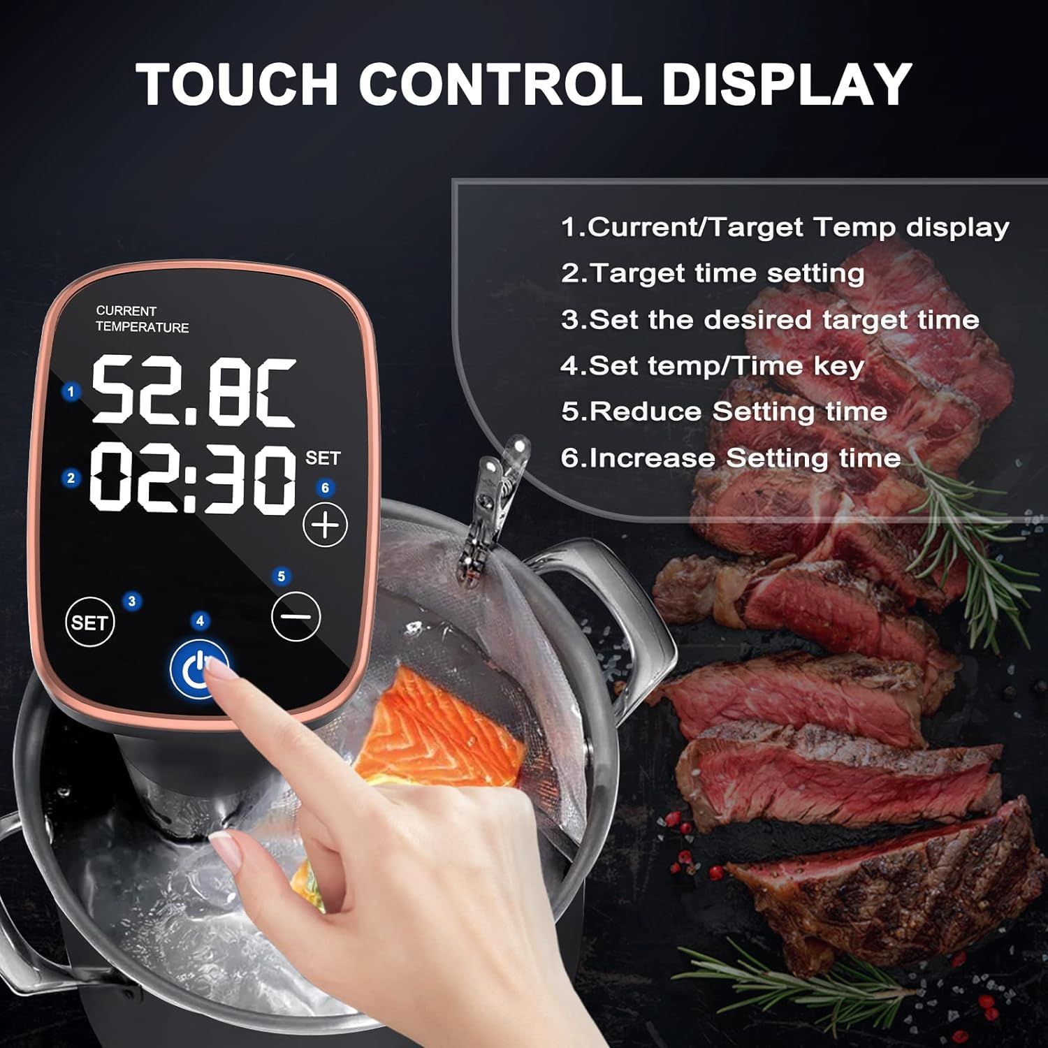 FP01 เครื่องทำอาหารสเต็กแบบซูว - Kitchen Appliances In บทวิจารณ์และราคา