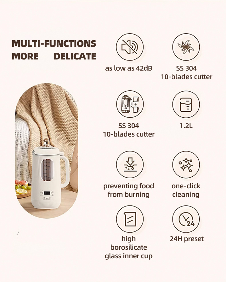 เครื่องทำนมถั่วอเนกประสงค์ เคร - Soy Milk Maker บทวิจารณ์และราคา