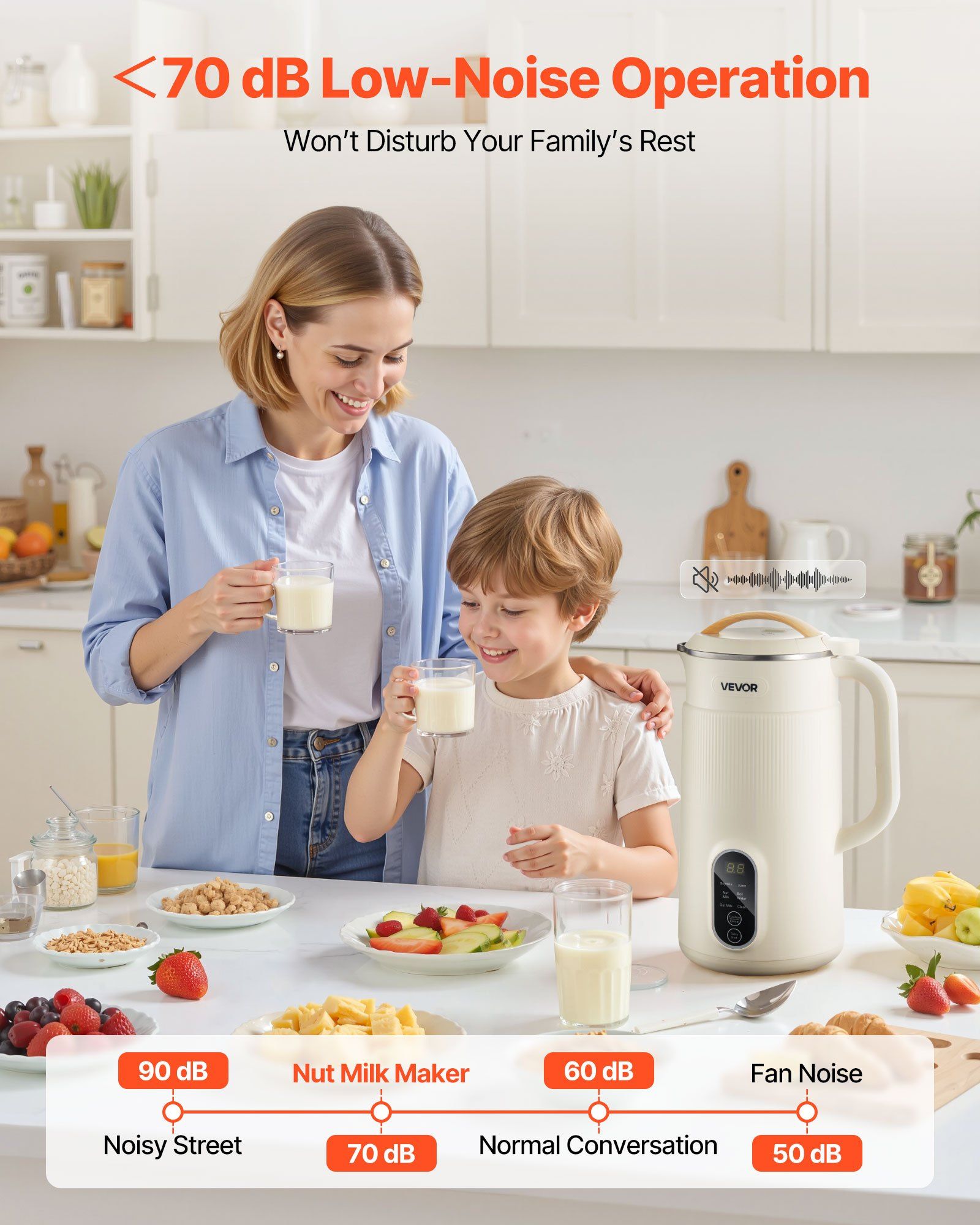 เครื่องทำนมธัญพืช 6-in-1 ขนาด  - Soy Milk Maker บทวิจารณ์และราคา