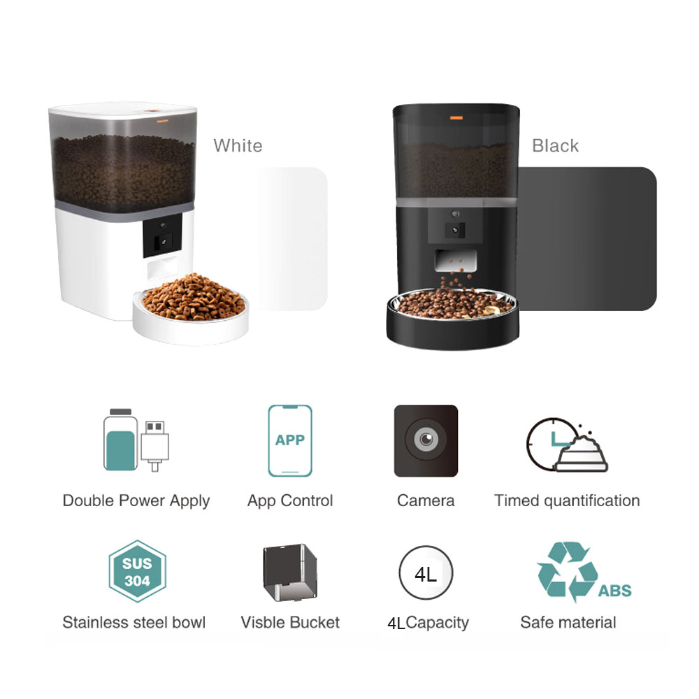 4L สมาร์ทอัตโนมัติ Cat Feeder  - Kitchen Appliances Video บทวิจารณ์และราคา