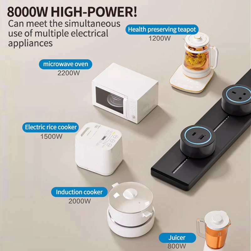 เต้ารับไฟฟ้าแบบราง ซ่อนในผนัง  - Kitchen Appliances Uk บทวิจารณ์และราคา