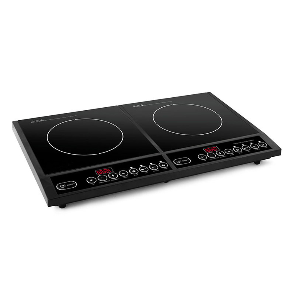 เตาแม่เหล็กไฟฟ้าแบบฝังคู่ เตาไ - Induction Cooktop Portable บทวิจารณ์และราคา