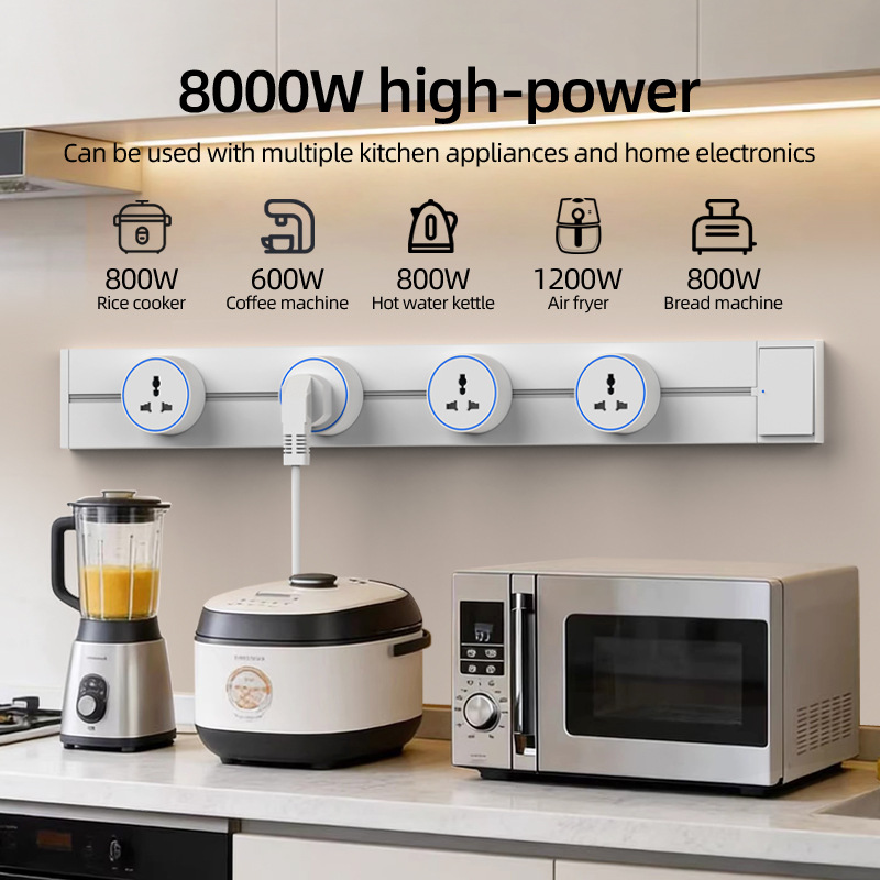 รางปลั๊กไฟแบบเคลื่อนย้ายได้ สี - Kitchen Appliances Uk บทวิจารณ์และราคา