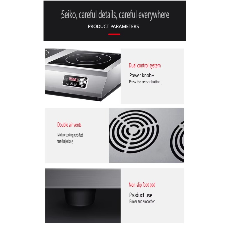 เตาไฟฟ้าแบบพกพา สเตนเลสสตีล เต - Induction Cooktop Portable บทวิจารณ์และราคา