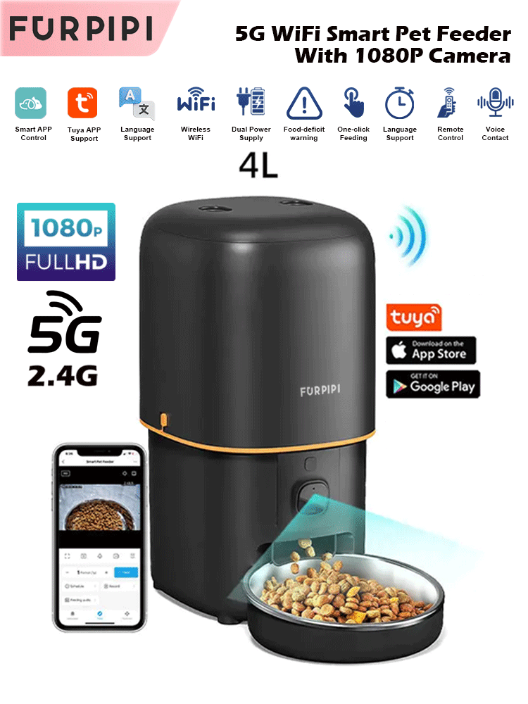 อัตโนมัติ Cat Feeder กล้องสัตว - Kitchen Appliances Video บทวิจารณ์และราคา